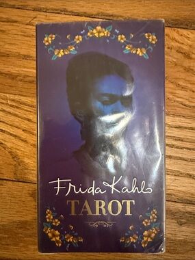 OVO Frida Kahlo Tarot Deck - Purple and Gold Floral Packaging